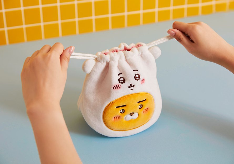 [KAKAO FRIENDS] Chiikawa X Kakao Friends Face Pouch