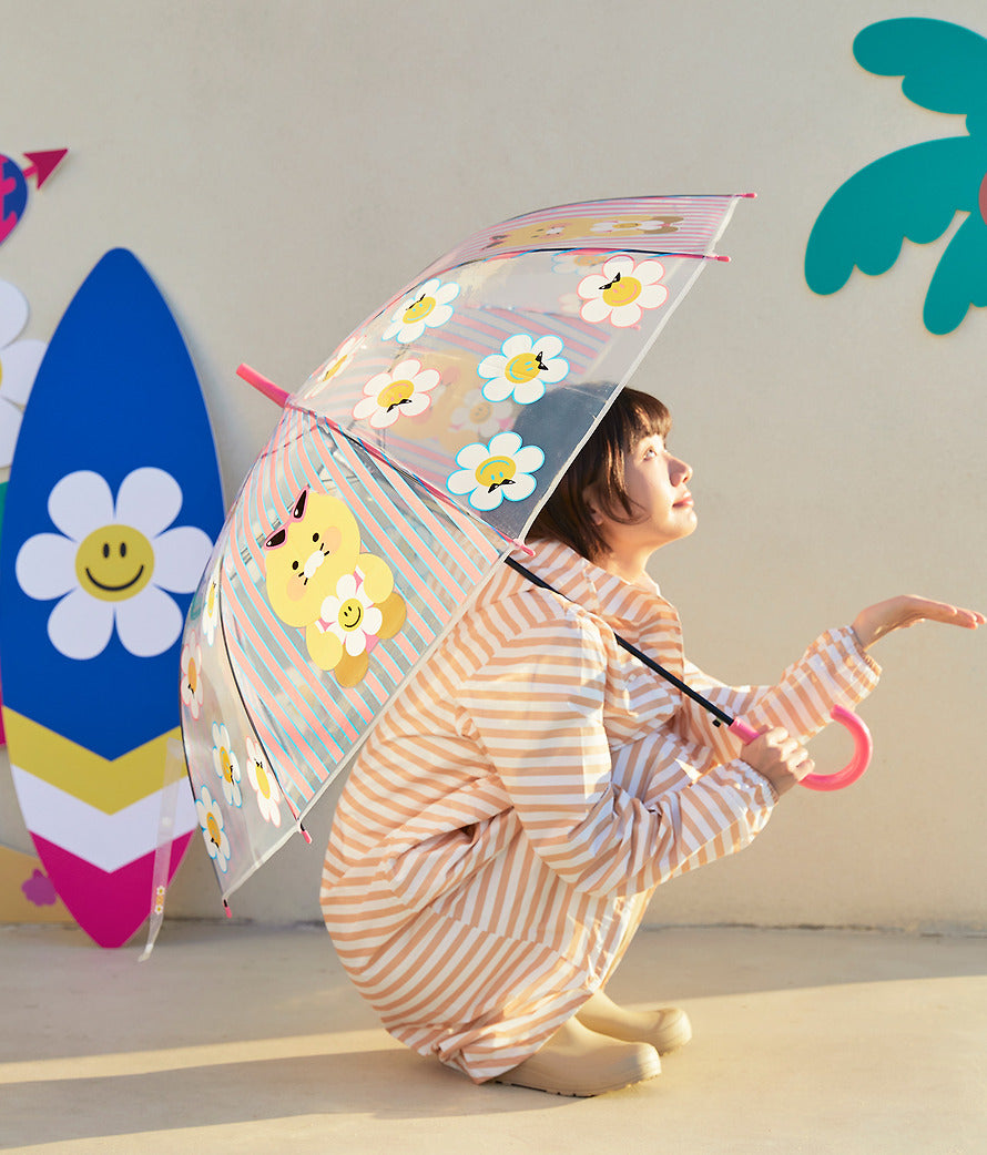 WiggleWiggle x Kakao Friends Transparent Umbrella Chunsik