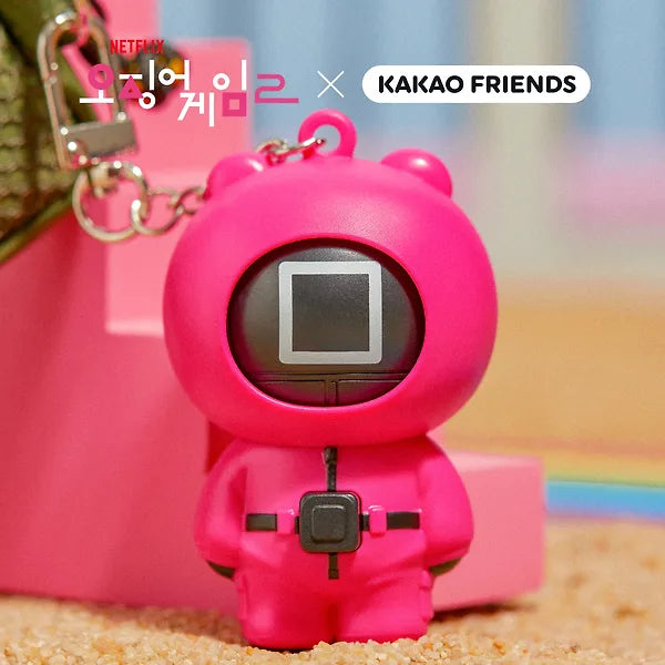 [KAKAO FRIENDS] netflix squid game x kakao friends ryan moving keyring