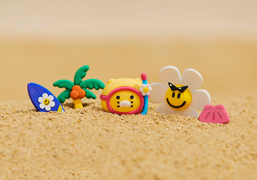 Wiggle Wiggle x Kakao Friends Summer Silicone Charms Beach Edition