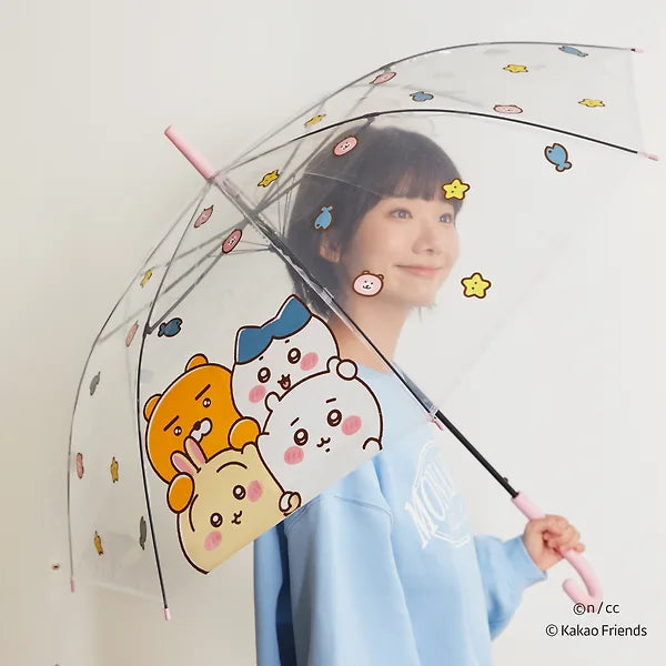 [KAKAO FRIENDS] Chiikawa X Kakao Friends Transparent Umbrella