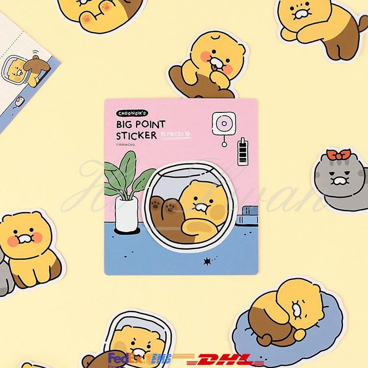 [KAKAO FRIENDS] Chunsik's Removable Sticker Set OFFICIAL MD