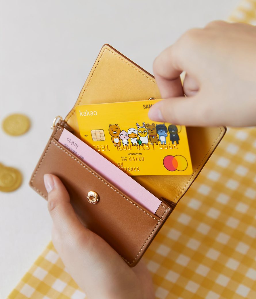 [KAKAO FRIENDS] Card wallet, keyring card wallet OFFICIAL MD