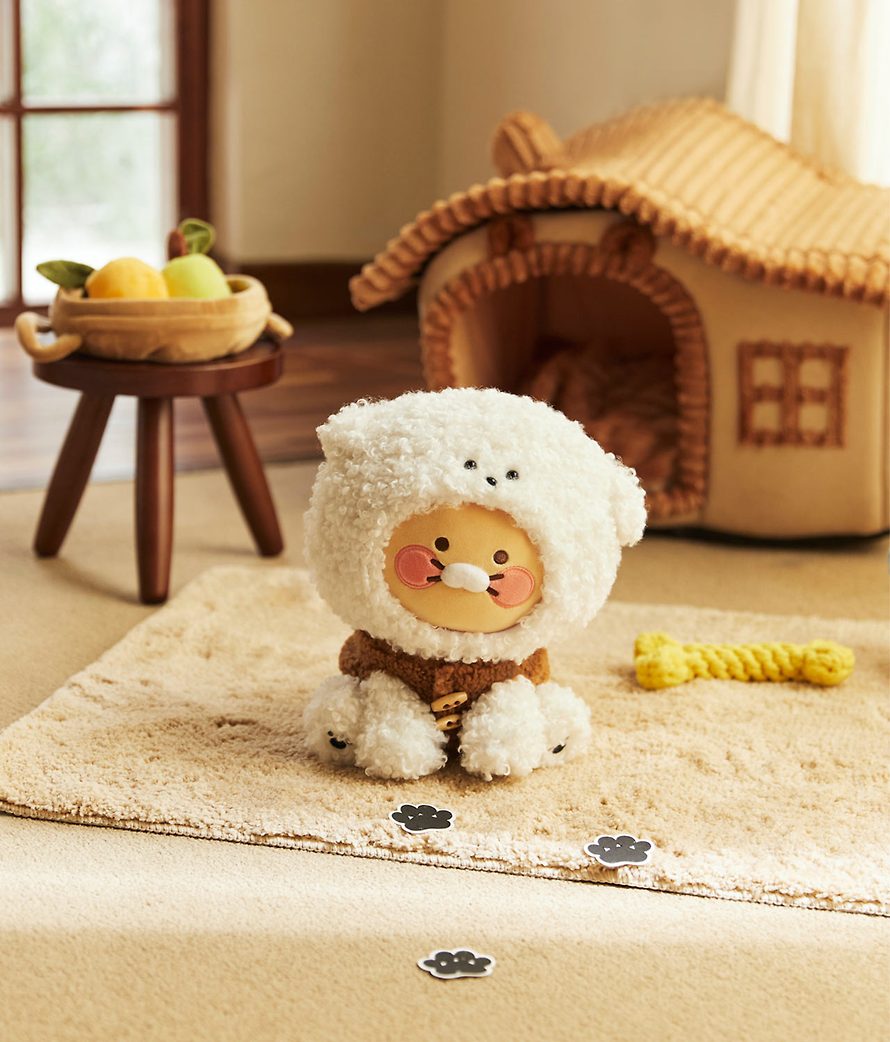 [KAKAO FRIENDS] Floofy Friends Bichon medium-sized doll OFFICIAL MD