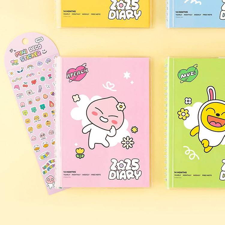 [KAKAO FRIENDS] Say Cheese 2025 Diary Apeach OFFICIAL MD