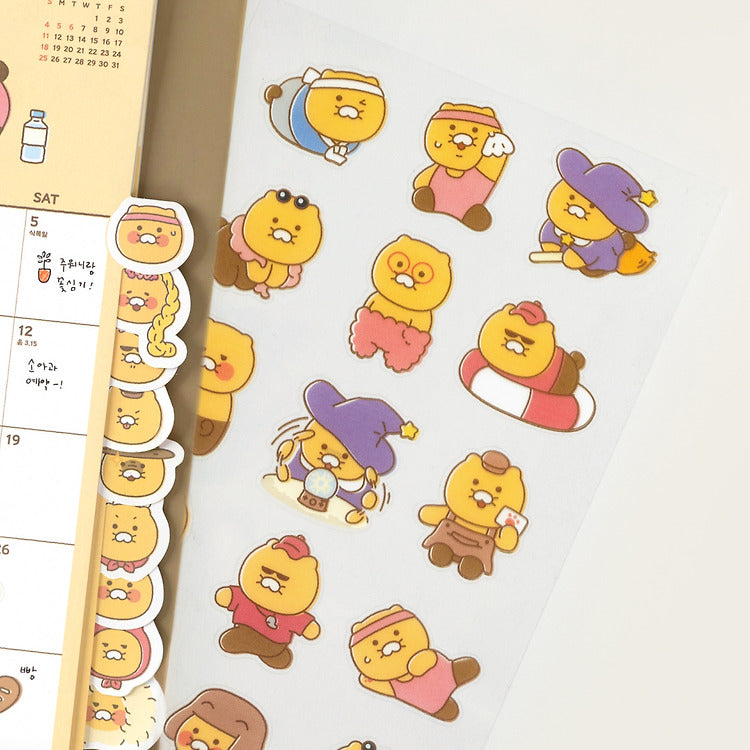 [KAKAO FRIENDS] Choonsik costume deco sticker OFFICIAL MD