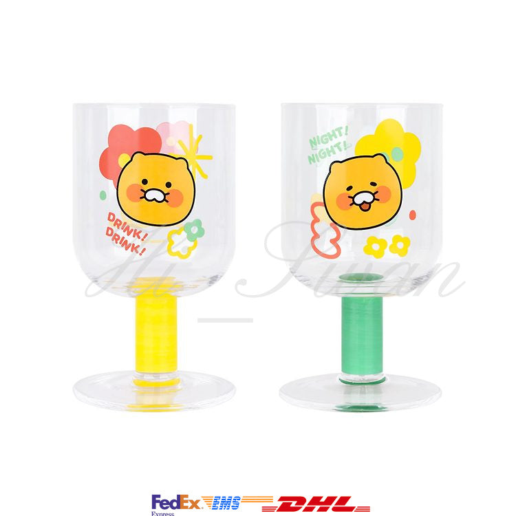 [KAKAO FRIENDS] Goblet cup 2P set Choonsik OFFICIAL MD