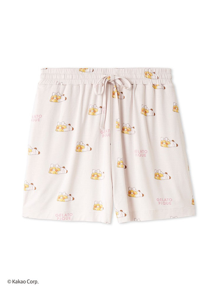 [KAKAO FRIENDS] kakao friends x gelato pique ryan & choonsik shorts
