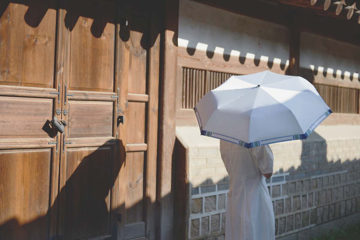 [KOREAN MUSEUM LIFE] cheongwa dancheong 3-section uv umbrella