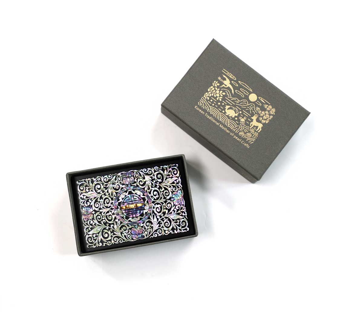 [KOREAN MUSEUM LIFE] najeon tangcho ornament business card holder