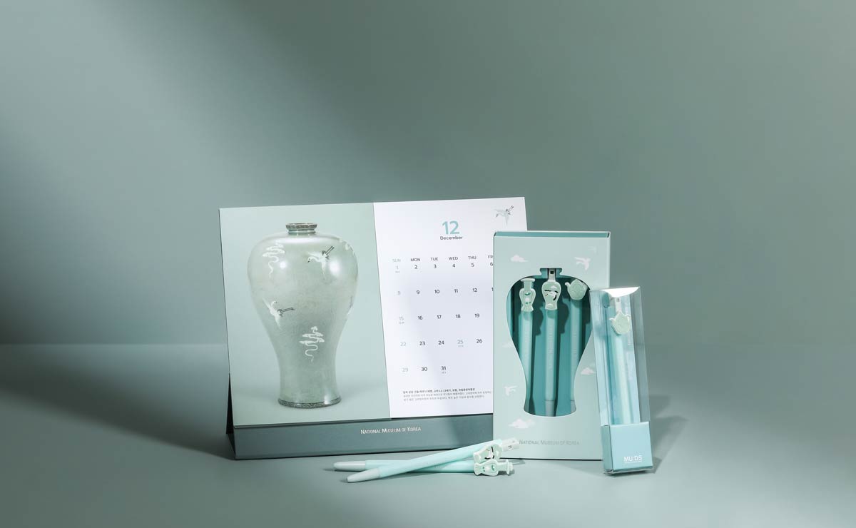 [KOREAN MUSEUM LIFE] celadon ballpoint pen set