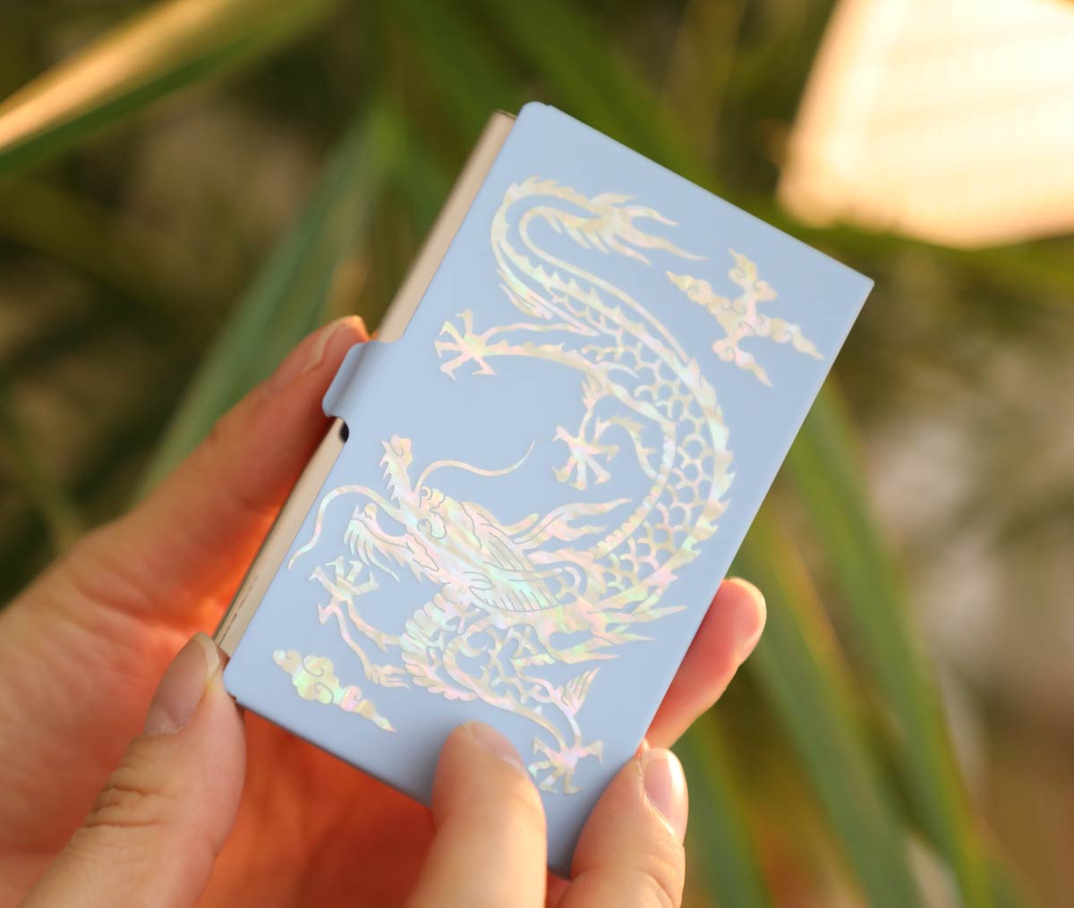 [KOREAN MUSEUM LIFE] mother of pearl craft business card case