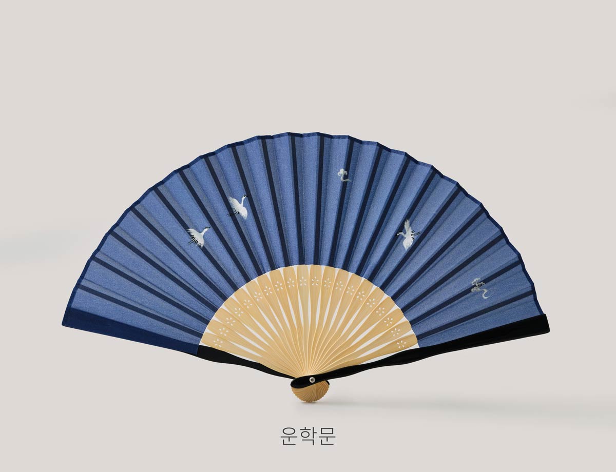 [KOREAN MUSEUM LIFE] celadon hand-painted fan