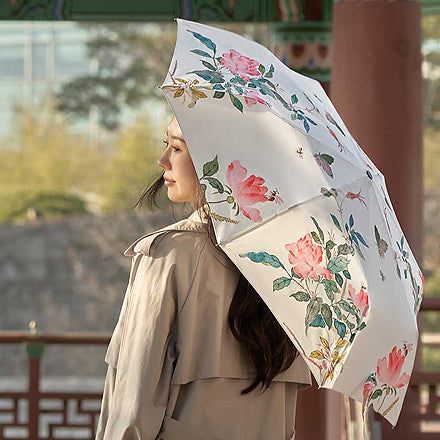 [KOREAN MUSEUM LIFE] baek eun bae hwa jeopdo 3-section automatic umbrella