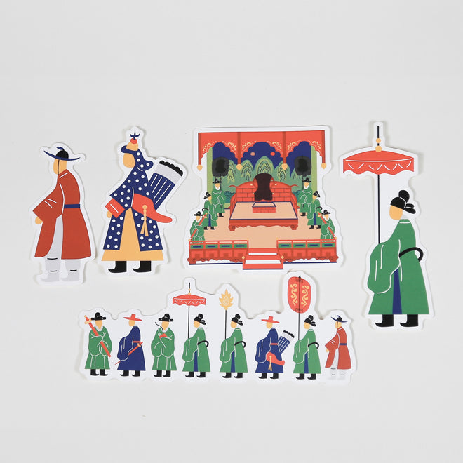 [KOREAN MUSEUM LIFE] beauty of korea removable sticker pack