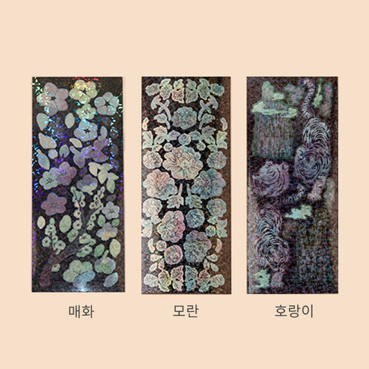 [KOREAN MUSEUM LIFE] mother-of-pearl pattern hologram sticker