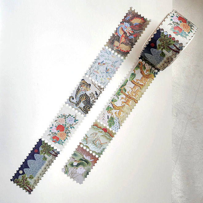 [KOREAN MUSEUM LIFE] folk painting stamp masking tape