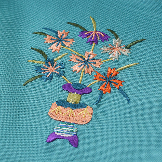 [KOREAN MUSEUM LIFE] embroidered lucky flower handkerchief