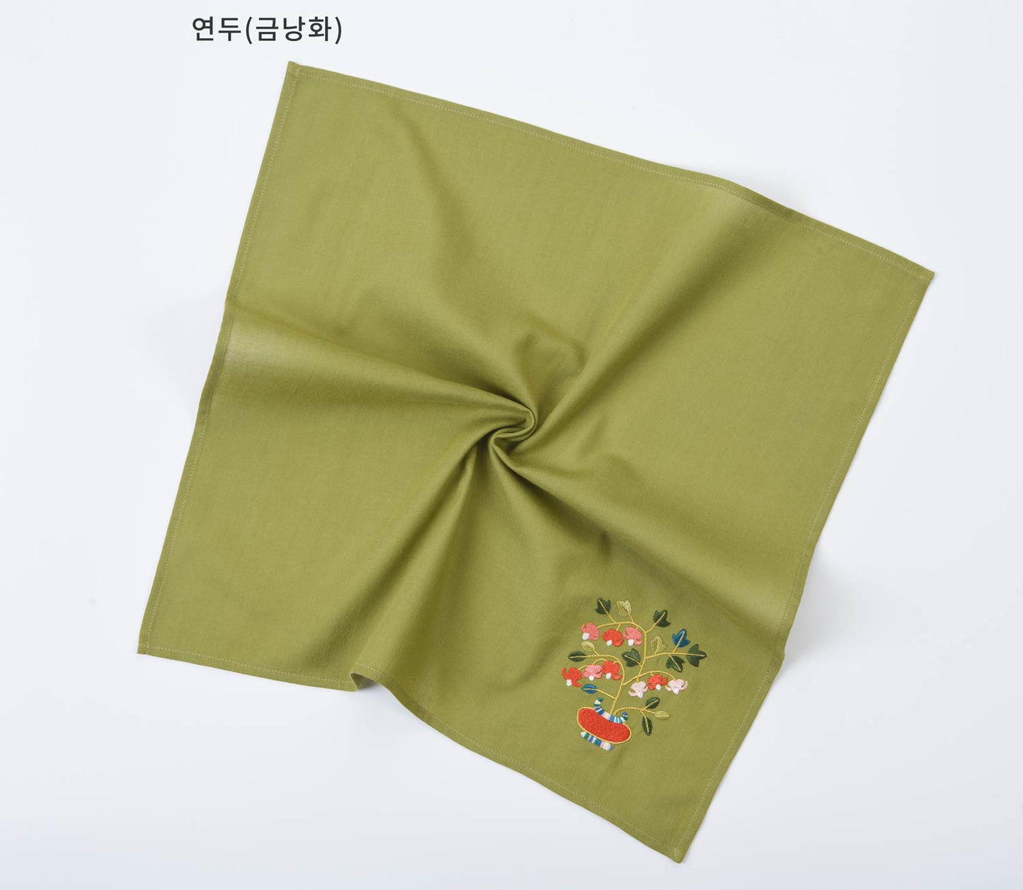 [KOREAN MUSEUM LIFE] embroidered lucky flower handkerchief