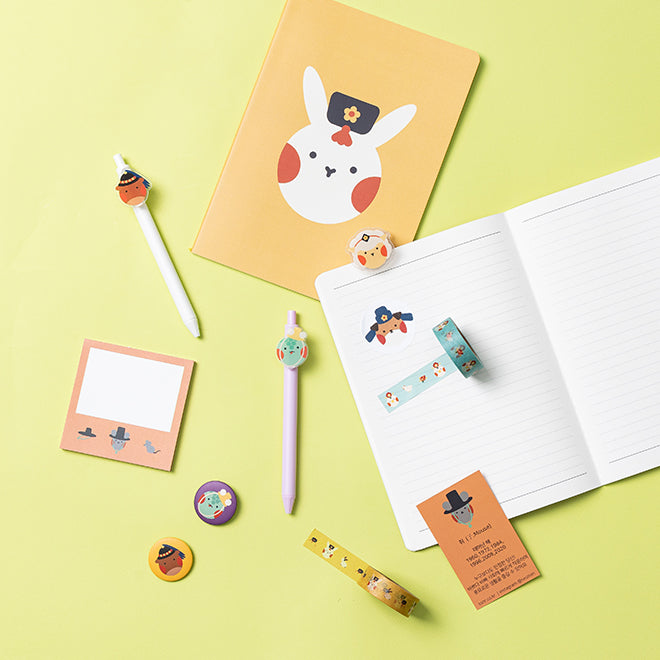 [KOREAN MUSEUM LIFE] 12 zodiac animal characters notebook