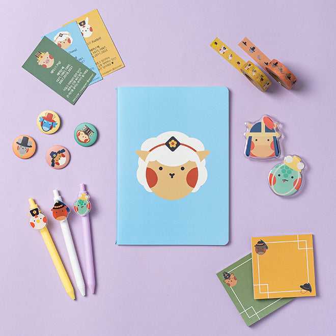[KOREAN MUSEUM LIFE] 12 zodiac animal characters notebook