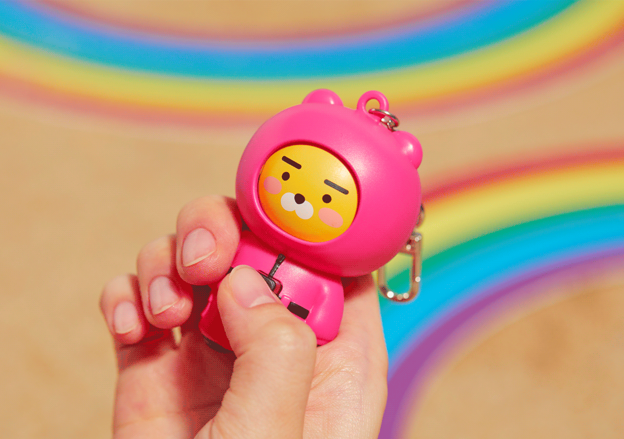 [KAKAO FRIENDS] netflix squid game x kakao friends ryan moving keyring