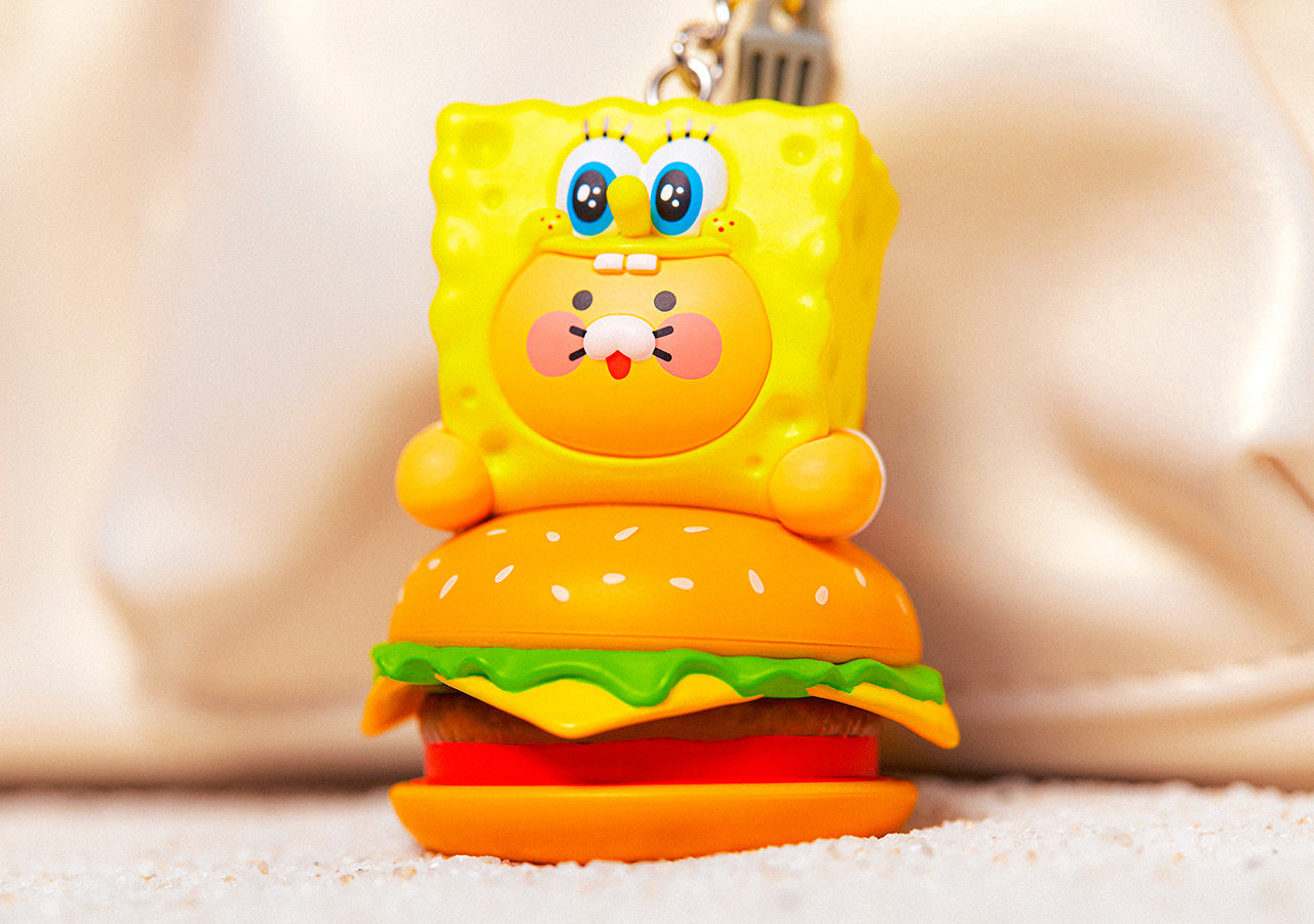 [Kakao Friends]SpongeBob x Kakao Friends Figure Keyring SpongeBob & Chunsik