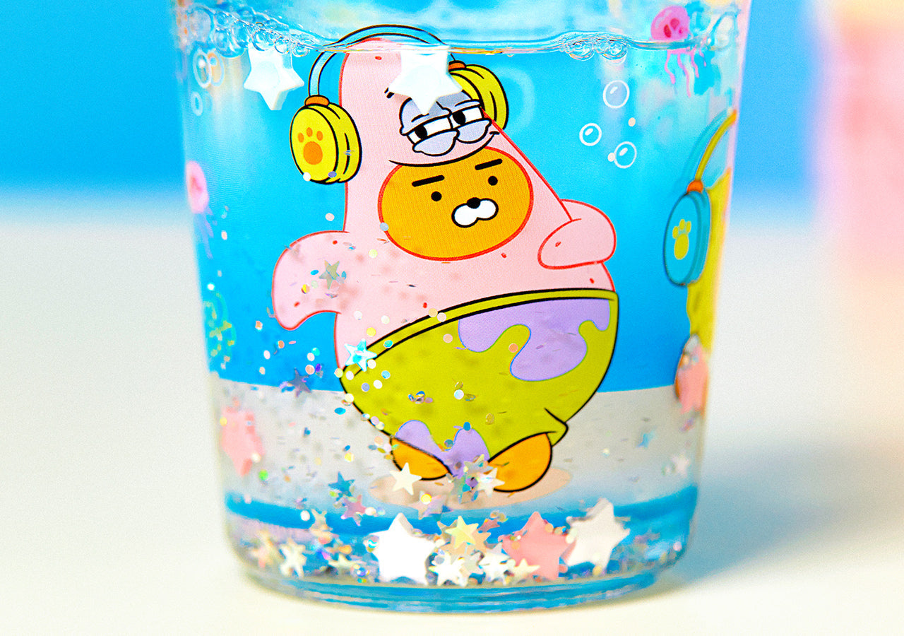 [Kakao Friends]SpongeBob x Kakao Friends Glitter Water Cup