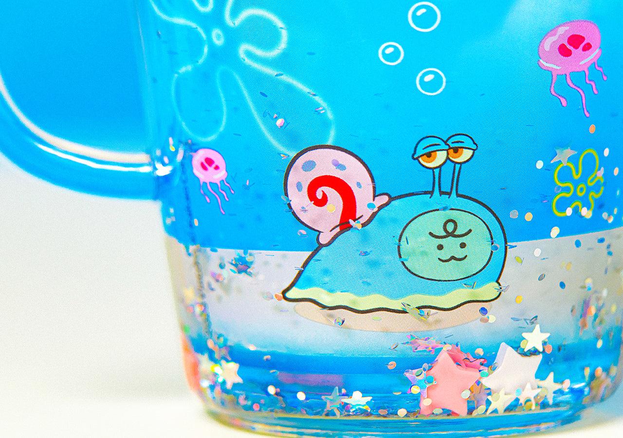 [Kakao Friends]SpongeBob x Kakao Friends Glitter Water Cup