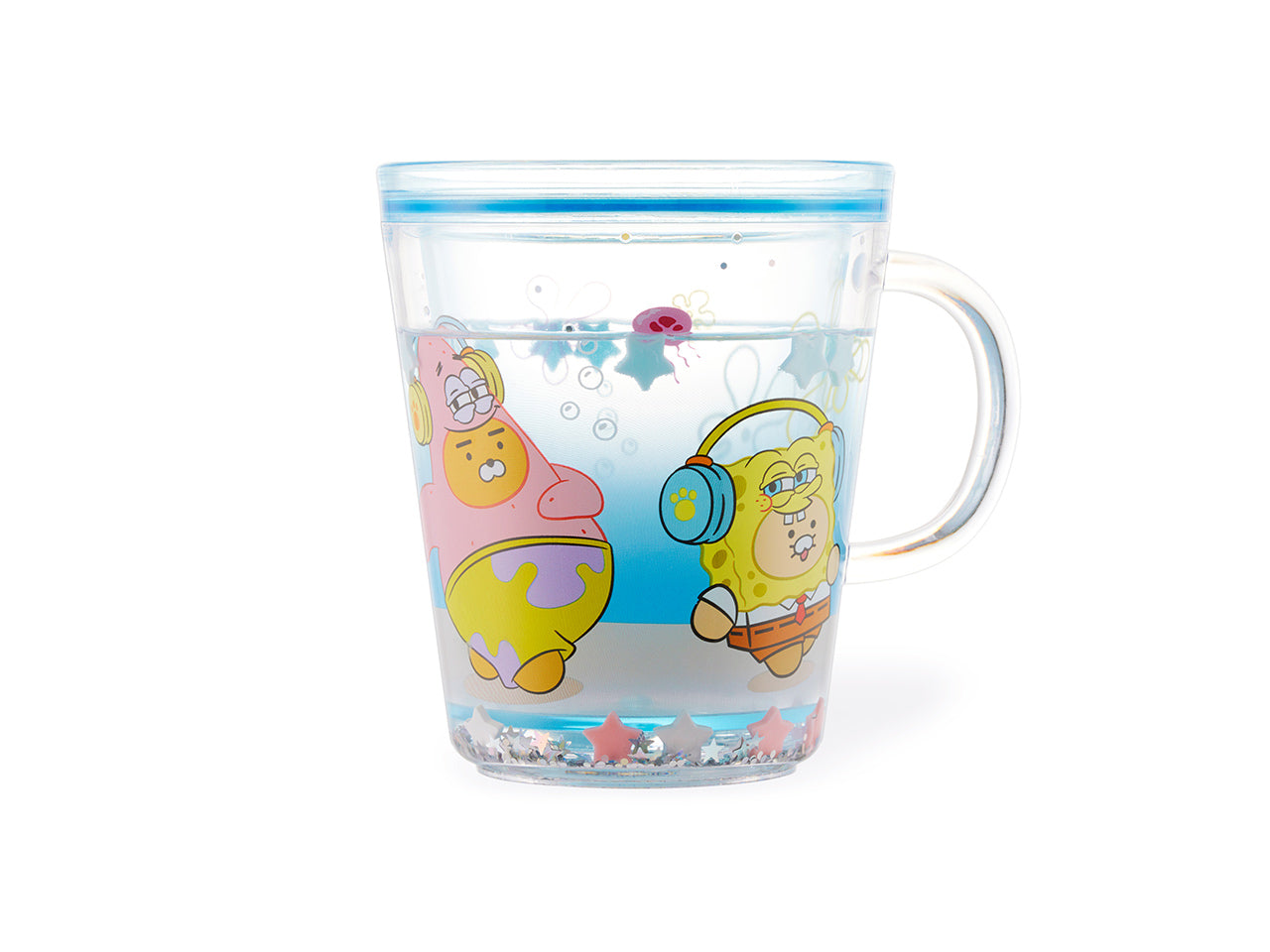 [Kakao Friends]SpongeBob x Kakao Friends Glitter Water Cup