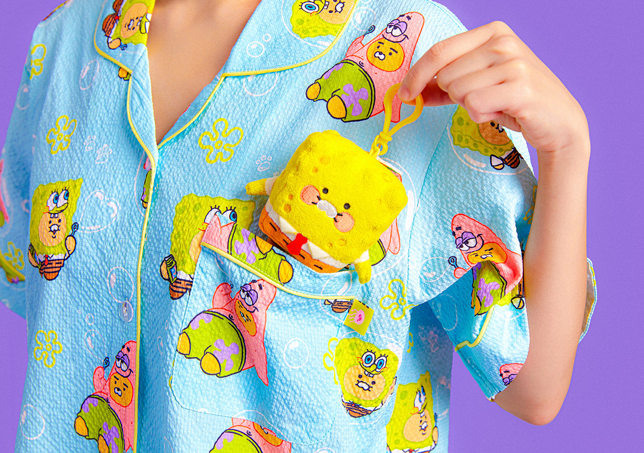 [Kakao Friends]SpongeBob x Kakao Friends Cooling Pajama Set (Men/Women)