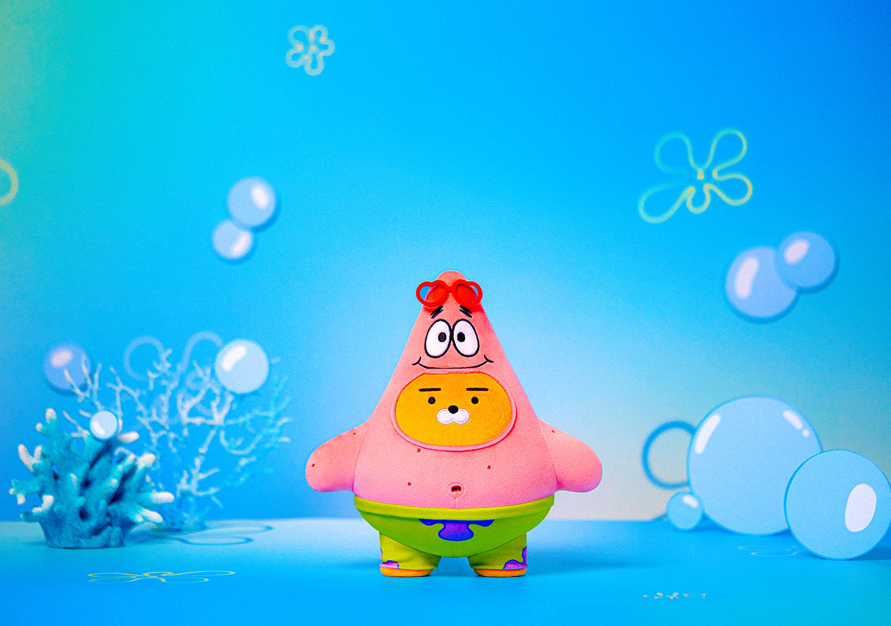 [Kakao Friends]SpongeBob X Kakao Friends Medium Dolls Ryan / Chunsik