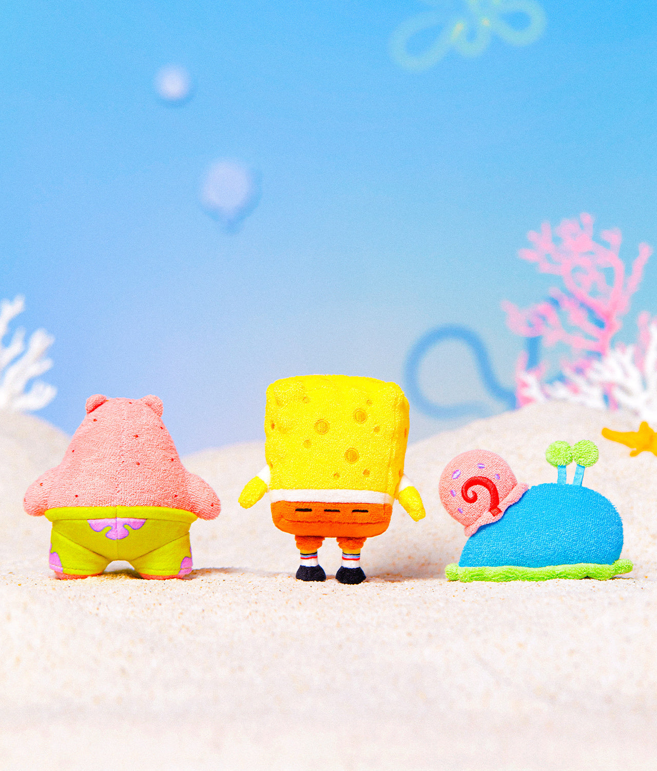 [Kakao Friends]SpongeBob x Kakao Friends Plush Keyring_Ryan / Chunsik / Jordy