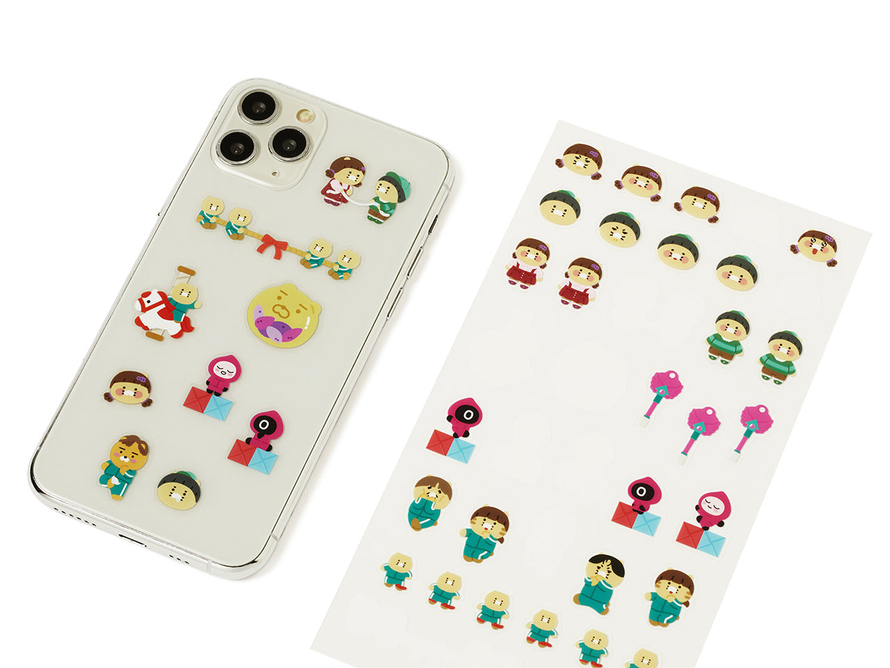 [Kakao Friends]Netflix Squid Game X Kakao Friends Sticker_Chunsik