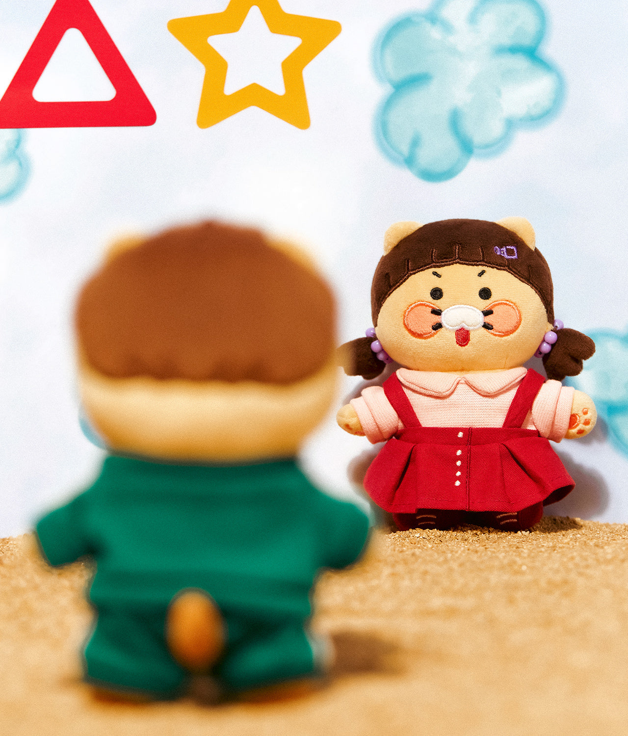 [Kakao Friends]Netflix Squid Game X Kakao Friends Keyring YOUNGHEE/Player