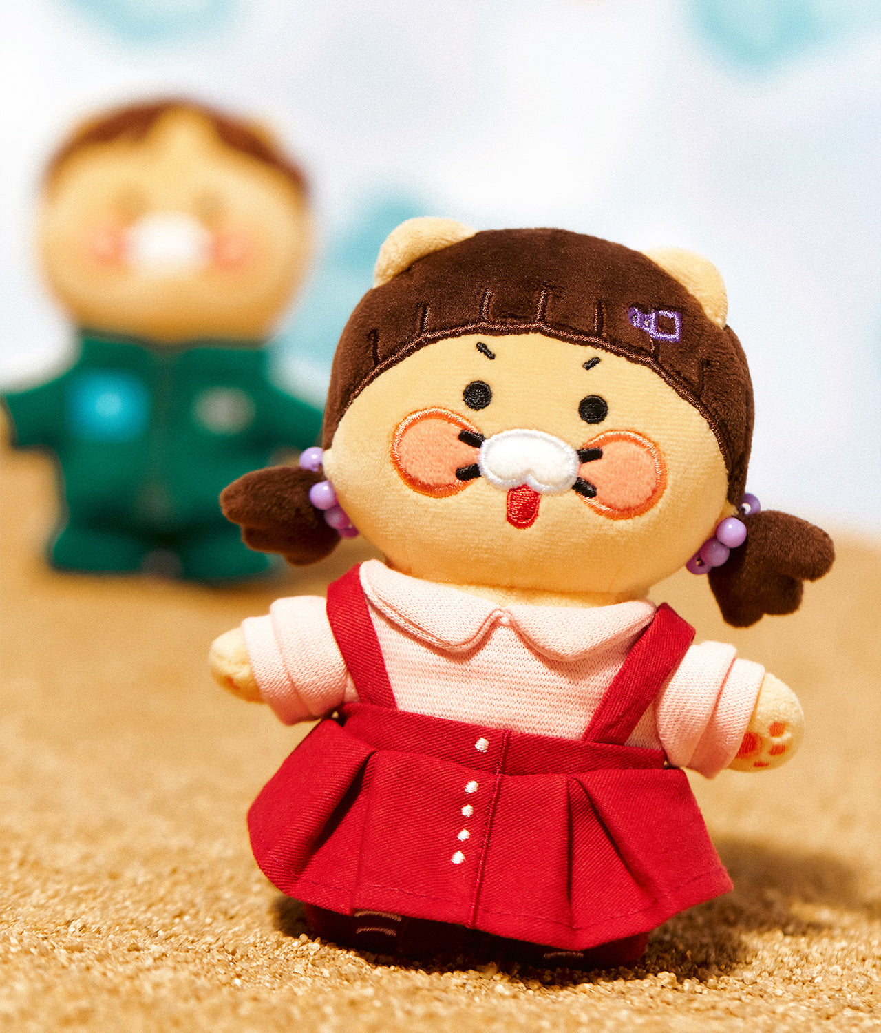 [Kakao Friends]Netflix Squid Game X Kakao Friends Keyring YOUNGHEE/Player