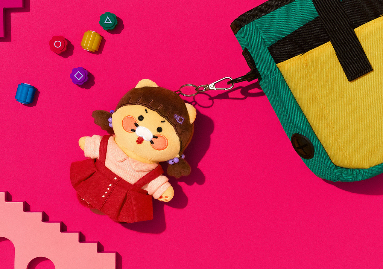 [Kakao Friends]Netflix Squid Game X Kakao Friends Keyring YOUNGHEE/Player
