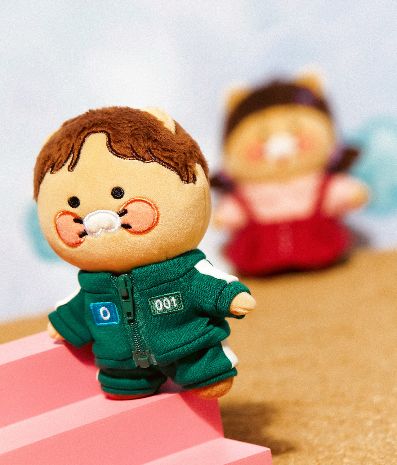 [Kakao Friends]Netflix Squid Game X Kakao Friends Keyring YOUNGHEE/Player
