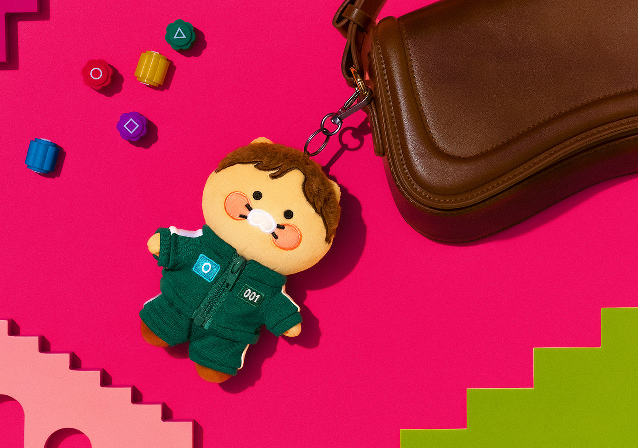 [Kakao Friends]Netflix Squid Game X Kakao Friends Keyring YOUNGHEE/Player