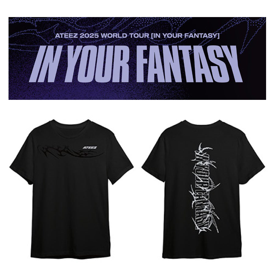 [ATEEZ] 2025 WORLD TOUR [IN YOUR FANTASY] official MD T-SHIRT