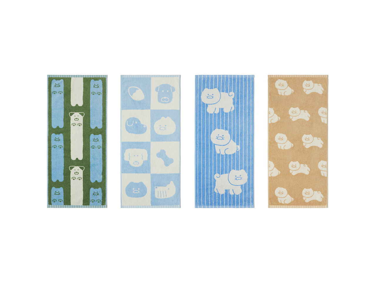[KAKAO FRIENDS]FRIEDAY Face Towel 4P Set (Chunsik Compact Cotton, 200g)
