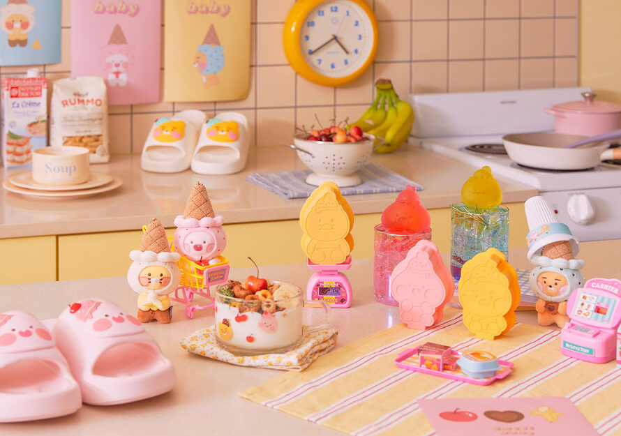 [KAKAO FRIENDS] Sweet baby ice cream mold Ryan choonsik Apeach OFFICIAL MD