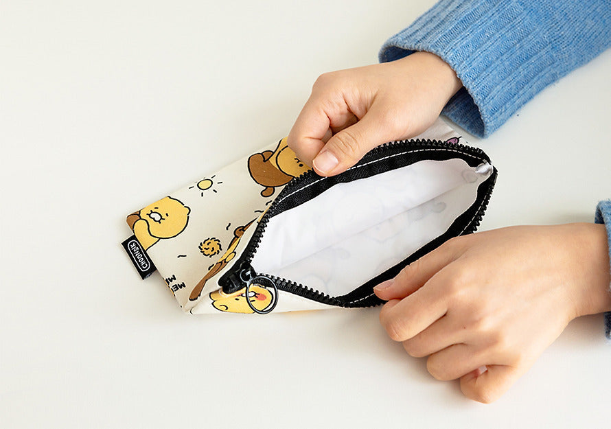 [KAKAO FRIENDS] choonsik ordinary pattern flat pouch m