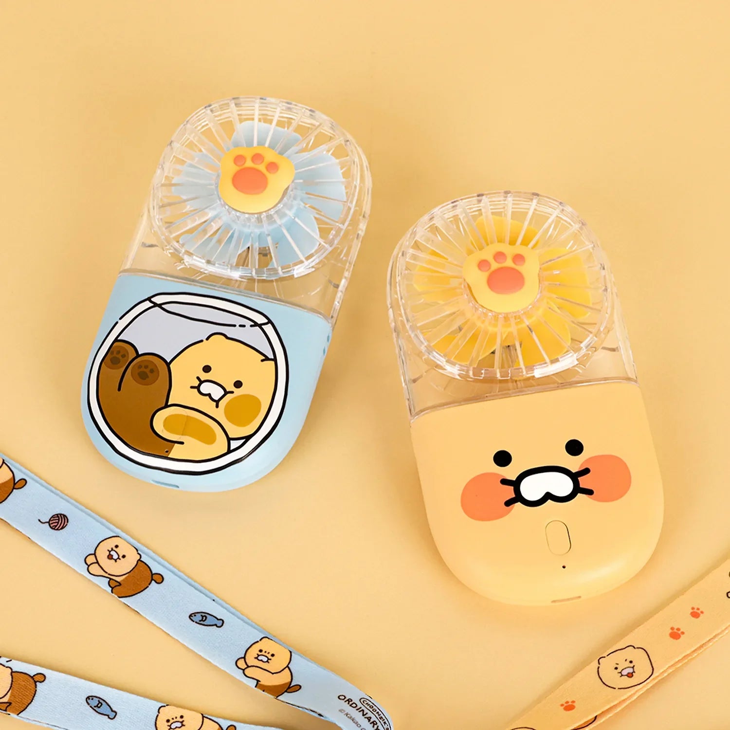 Portable Foldable Fan Yellow Chunsik Edition