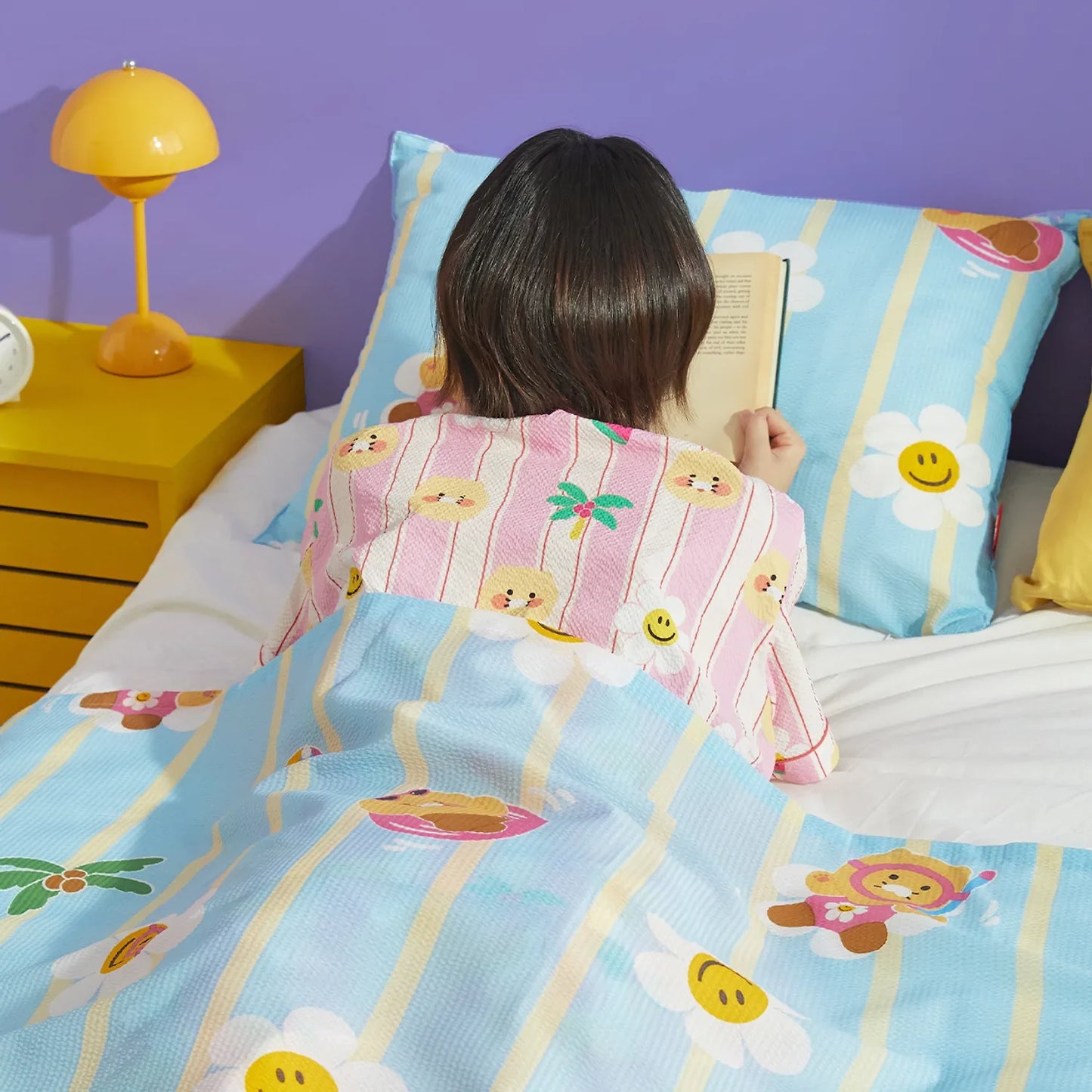 Wiggle Wiggle x Kakao Friends Cooling Blanket & Pillow Cover Set Chunsik Edition