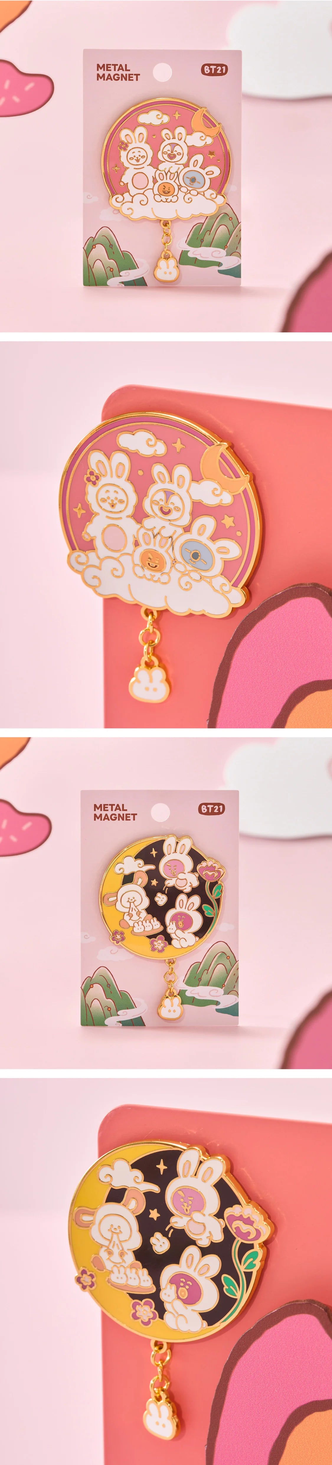 [BTS] BT21 K-Tokki Metal Magnet