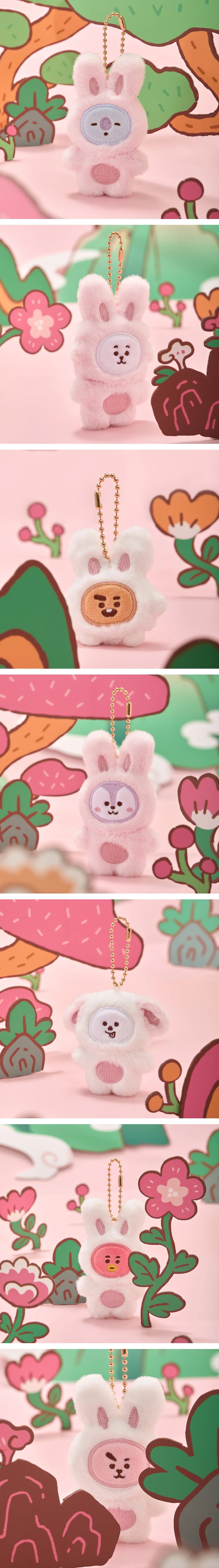 [BTS] BT21 Seoul Edition Flat Plush Keyring