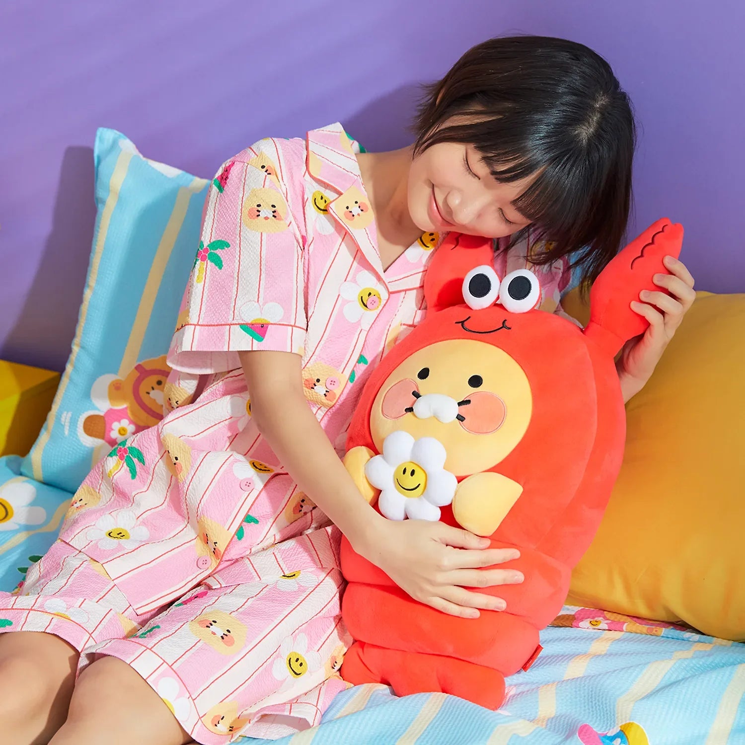 Wiggle Wiggle x Kakao Friends Chunsik Lobster Cushion