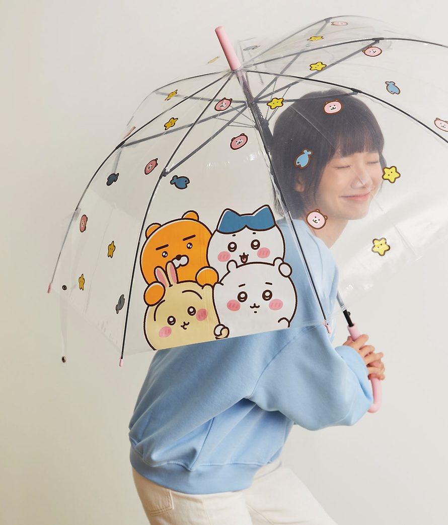 [KAKAO FRIENDS] Chiikawa X Kakao Friends Transparent Umbrella