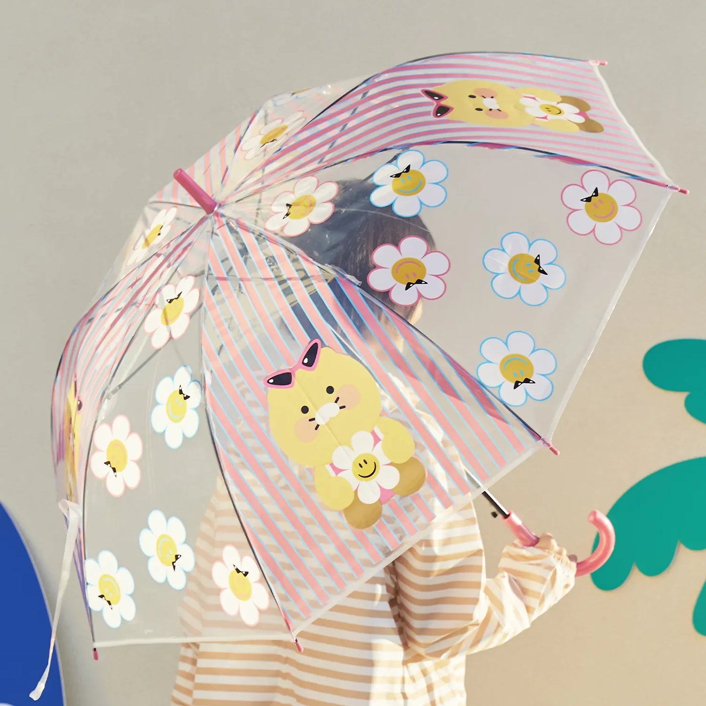 WiggleWiggle x Kakao Friends Transparent Umbrella Chunsik
